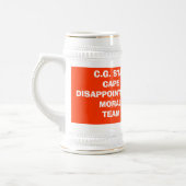 USCGshieldのC.G. STA.CAPE DISAPPOINTMENTのモラル… ビールジョッキ (左)