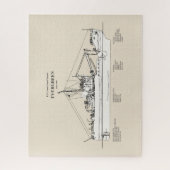 USCGTエバーグリーンwlb-295 - SBD ジグソーパズル (縦)