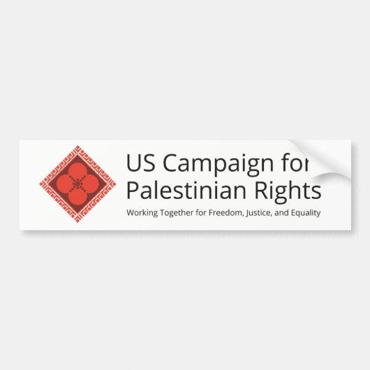 USCPRのバンパーステッカー バンパーステッカー (正面)