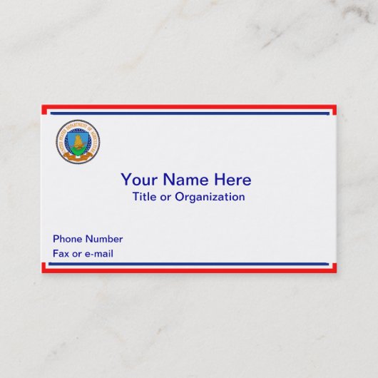 USDA愛国名刺 名刺 (正面)