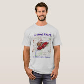 USDLA 「旅行」のTシャツ Tシャツ (正面フル)