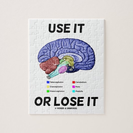 Use It Or Lose It (Anatomical Brain Advice) ジグソーパズル (縦)