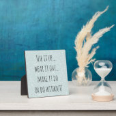 「Use it Up」感動的引用文表示 フォトプラーク (インサイチュ)