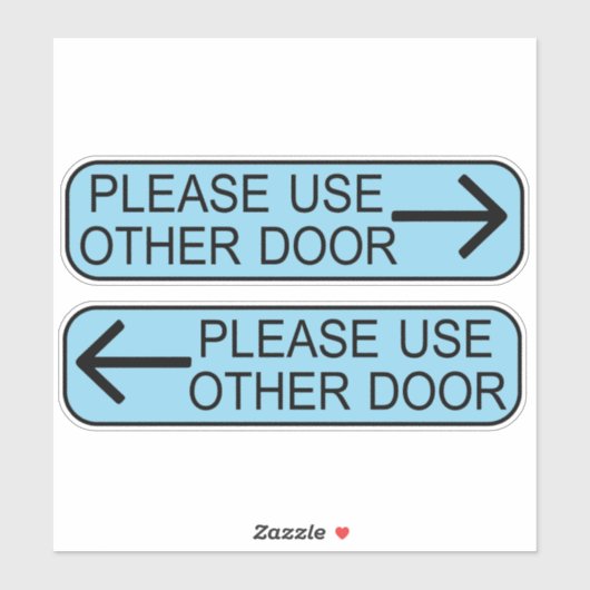 use other door sign シール (シート)