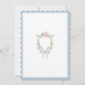 Use-Your-Own Monogram Wedding 招待状 (裏面)