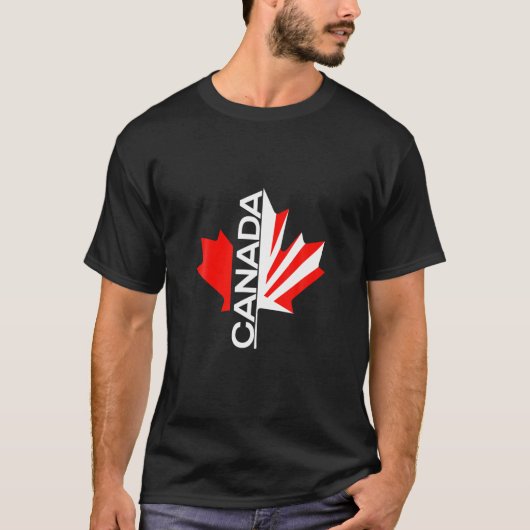 USEHカナおもしろいディアンEh Americanカナダ国旗Cana Tシャツ (正面)