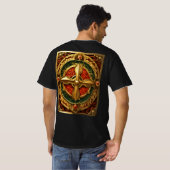 User Dragon，マスコット，スカル, Tシャツ，デザイン Tシャツ (裏面フル)