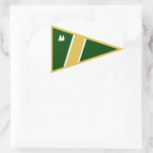 USFセーリングチームステッカー 楕円形シール (バッグ)