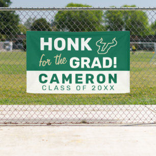 USF GradのHonk氏 横断幕