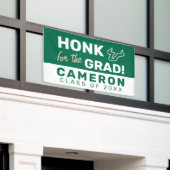 USF GradのHonk氏 横断幕 (ビルの外側)