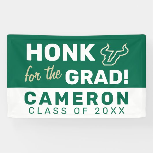 USF GradのHonk氏 横断幕 (横)