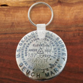 USGS測量マーカー キーホルダー (正面)