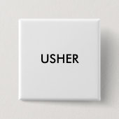 USHER 缶バッジ (正面)