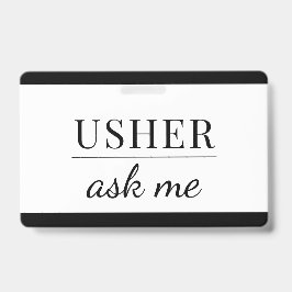 Usher 頼 Meバッジ バッジ