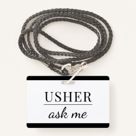 Usher 頼 Meバッジ バッジ