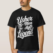 Usher Giftザ・マン神話の伝説のTシャツ Tシャツ (正面)