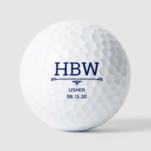 Usher Personalized Golf Balls ゴルフボール (正面)