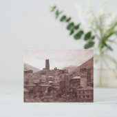 Ushguli village in Svaneti, Georgiaはがき ポストカード (スタンド正面)