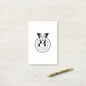 Ushi Ox Post-it – 幾何学的〔占星術の〕十二宮図 ポストイット (デスク上)