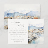 Ushuaia, Argentina Landscape Wedding Detail エンクロージャーカード (正面/裏面)