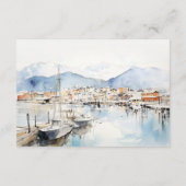 Ushuaia, Argentina Landscape Wedding Detail エンクロージャーカード (裏面)