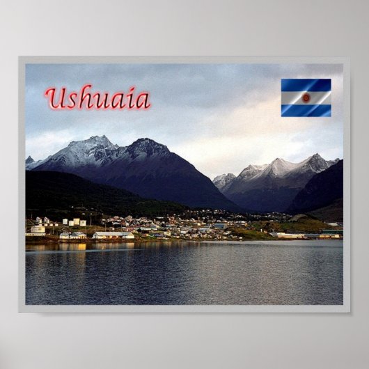 Ushuaia - By Night - Argentina - ポスター (正面)