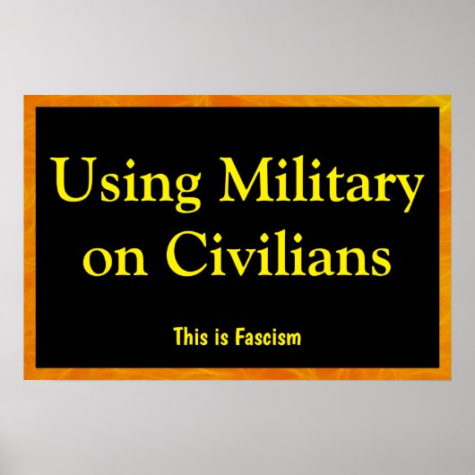 Using Military on Civilians ポスター (正面)