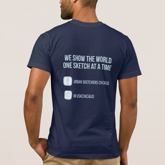 USk Chicago Sketch Seminar 2024 Tシャツ (裏面)