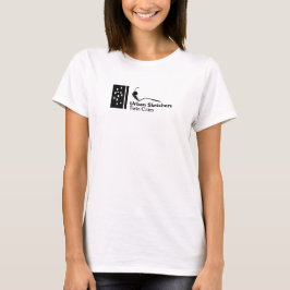 USK Twin CitiesブラックロゴウィメンズベーシックTシャツ Tシャツ