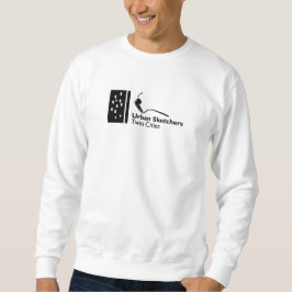 USK Twin Citiesブラックロゴ基本Sweatshirt スウェットシャツ