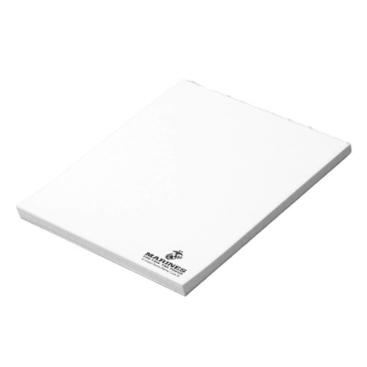 USMCの「少数の、ザ誇りを持った」積み重ねブラックロゴ ノートパッド (回転)