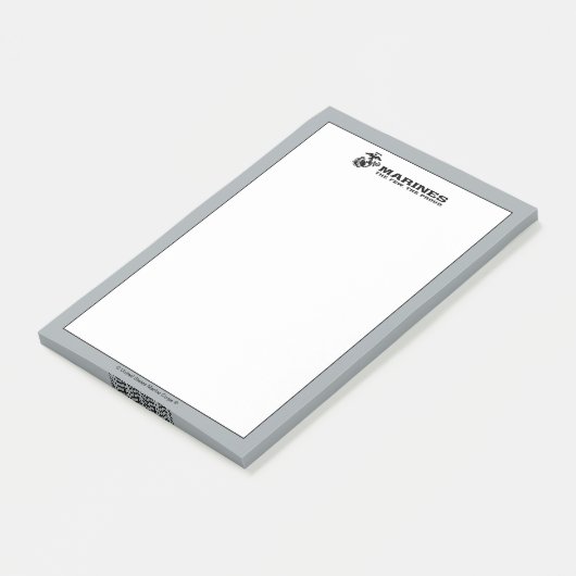 USMCの「少数の、ザ誇りを持った」積み重ねブラックロゴ ポストイット (アングル)