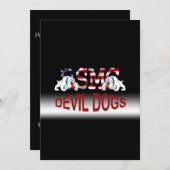 USMCのChesty -海兵隊員-カスタマイズ可能なカード! セーブザデート (正面/裏面)