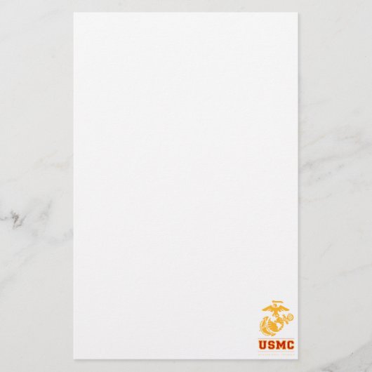 USMCアフガニスタンの退役軍人 便箋 (正面)