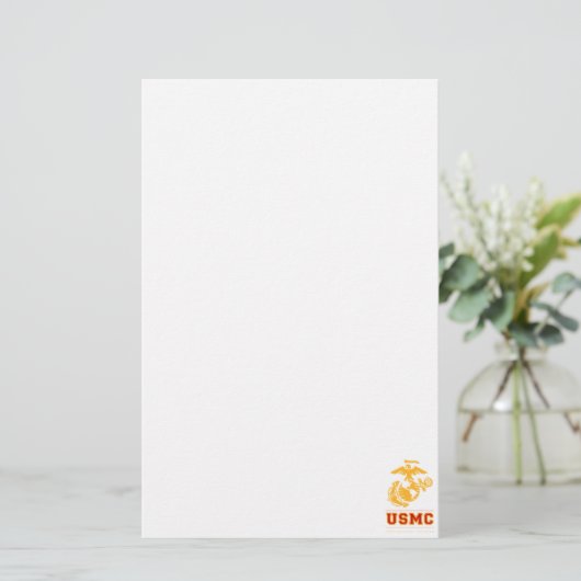 USMCアフガニスタンの退役軍人 便箋 (スタンド正面)