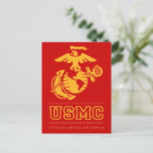 USMCアフガニスタン退役軍人 ポストカード (スタンド正面)