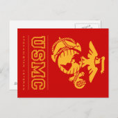 USMCアフガニスタン退役軍人 ポストカード (正面/裏面)