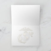 USMCイーグル、グローブ&いかり(EGA) [3D] カード (内部)