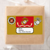 USMCエンブレム、シール、およびフラグ ラベル (インサイチュ)