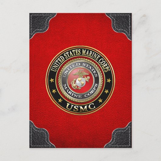USMCエンブレム[Special Edition] [3D] ポストカード (正面)