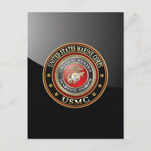 USMCエンブレム[Special Edition] [3D] ポストカード (正面)