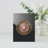 USMCエンブレム[Special Edition] [3D] ポストカード (スタンド正面)