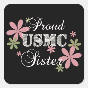 USMCシスター[fl迷彩柄] スクエアシール