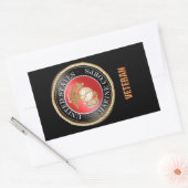 USMCステッカー 長方形シール (封筒)
