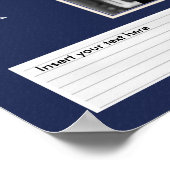 USMCドレスブルースフォトコラージュ ポスター (角)