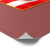 USMCバリューポ退職したスター紙（マット） ポスター (角)