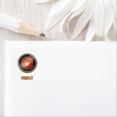 USMCファミリの住所ラベル ラベル (インサイチュ)