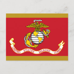 USMCフラグ ポストカード
