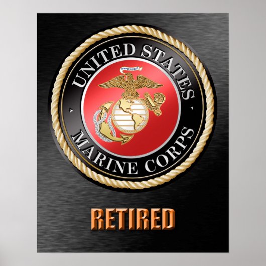 USMCポス退職したター ポスター (正面)