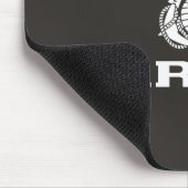 USMCロゴ積み上げ – 白 マウスパッド (コーナー)